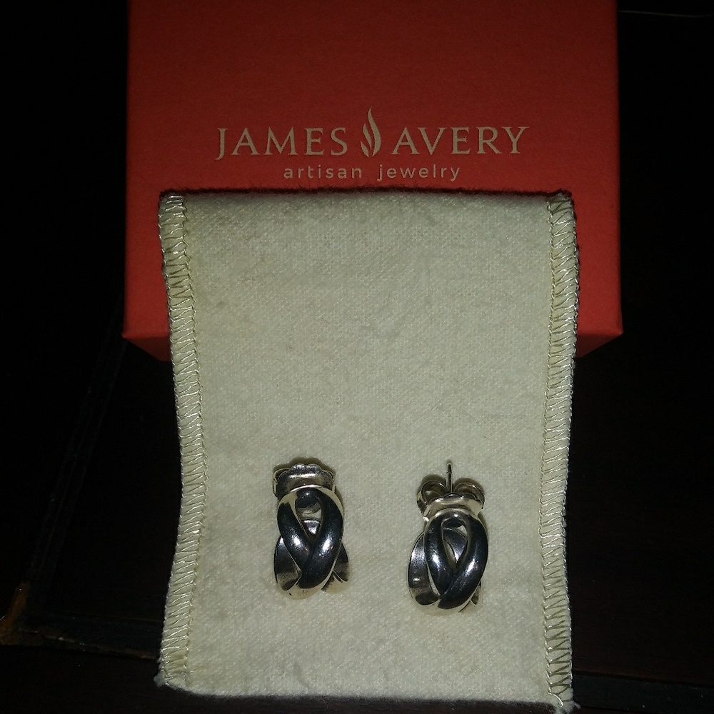 James Avery Infinity earrings
